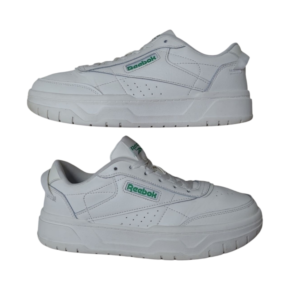 Reebok Tech Geo Club C Green/White Size 8 1/2 - Picture 5 of 16